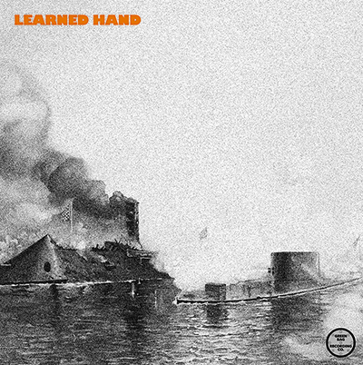 album cover with the words "Learned Hand" on it